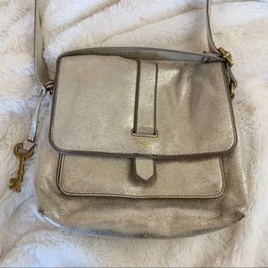 Fossil foil/sparkle handbag